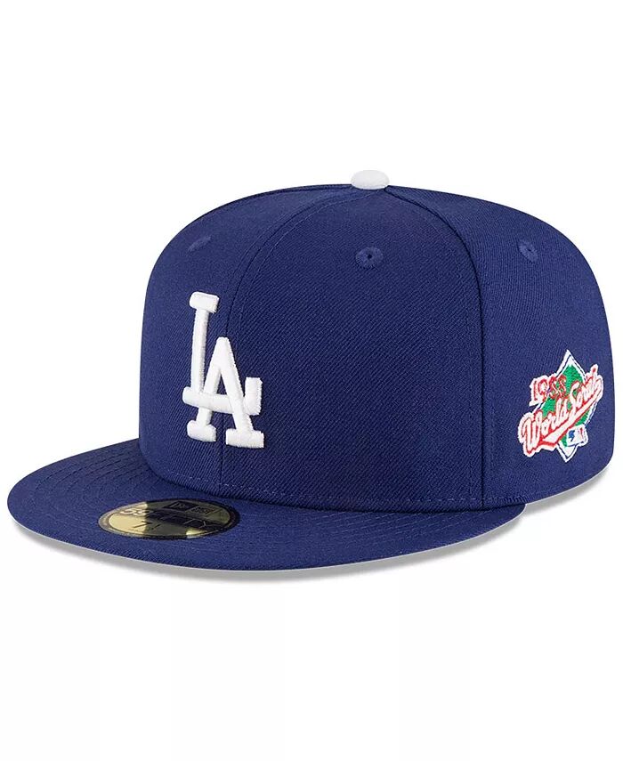 

Мужская темно-синяя приталенная шляпа Los Angeles Dodgers World Series 1988 59FIFTY New Era, синий