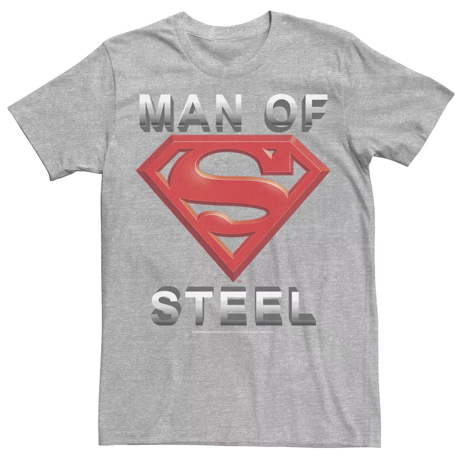 

Мужская футболка с текстовым логотипом Superman Man Of Steel DC Comics