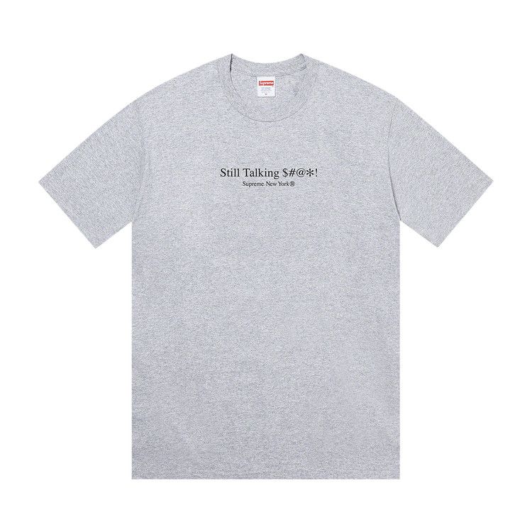 

Футболка Supreme Still Talking Tee, Heather Grey