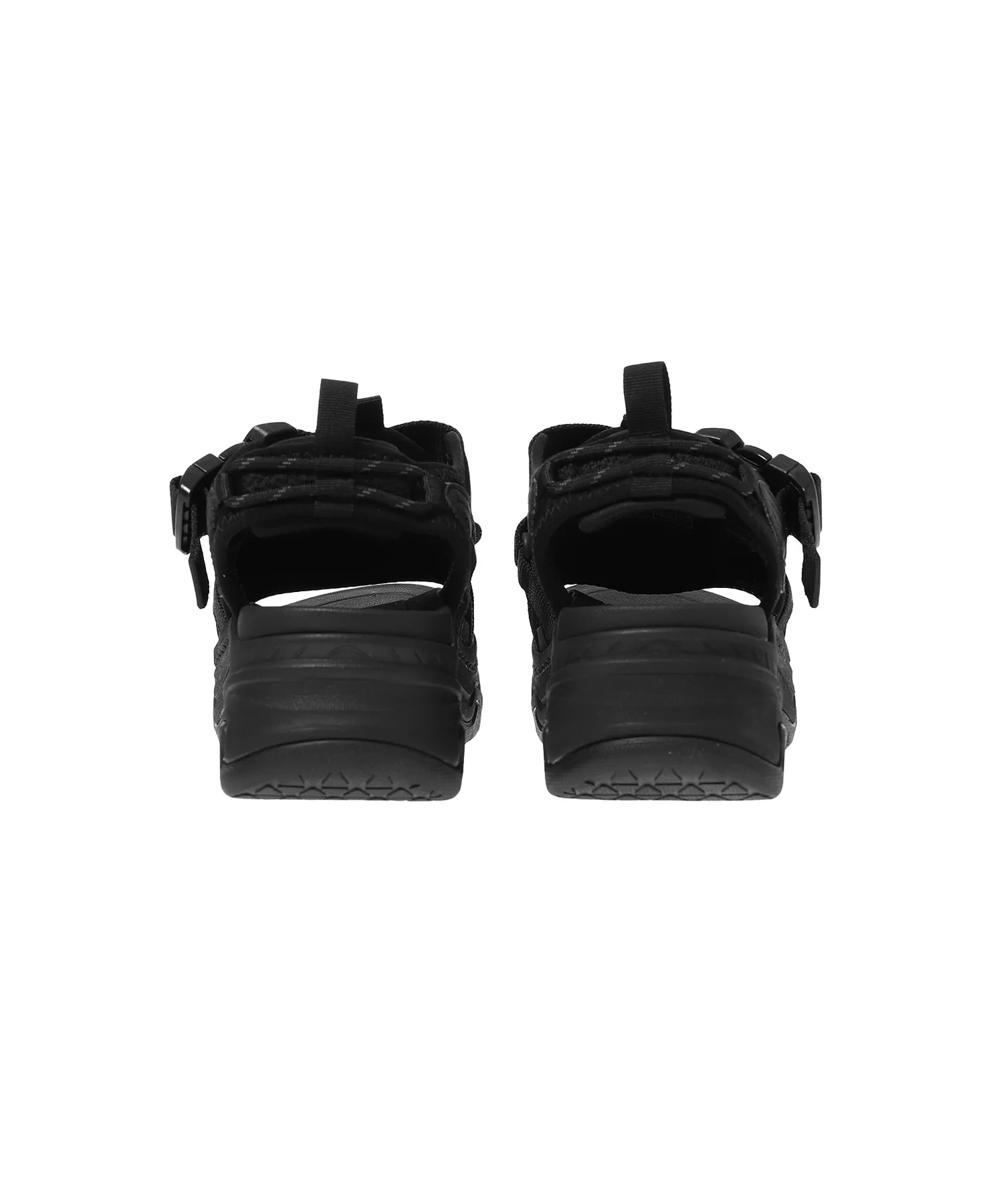 Мужские сандалии с платформенной подошвой Teva Hurricane Ampsole Gaila черные — фото 4