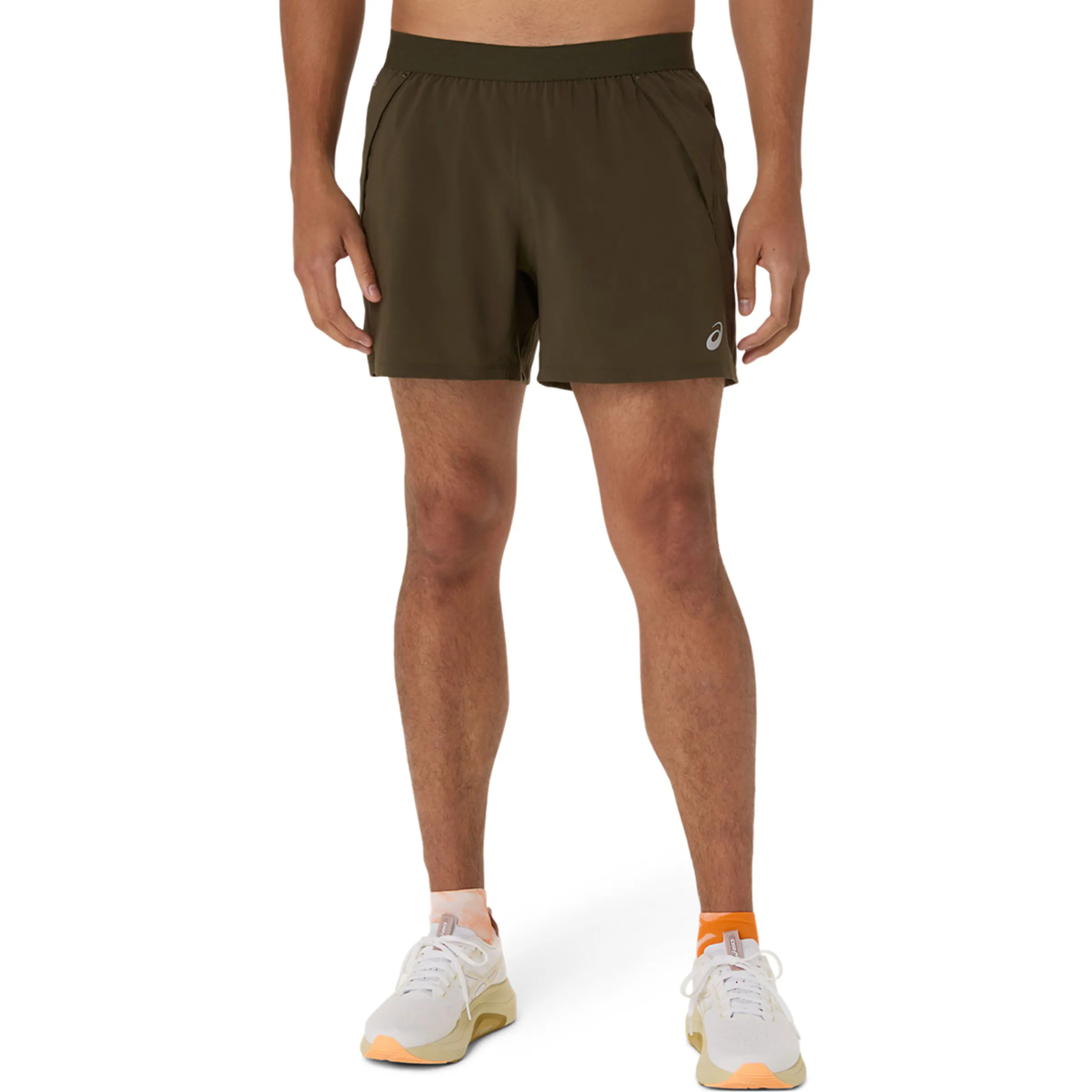 

Мужские шорты для бега ROAD 5IN SHORT Asics, коричневый