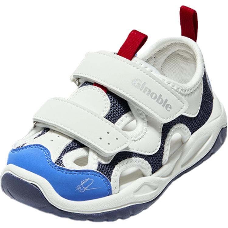 

Низкие детские противоскользящие износостойкие туфли GINOBLE, белый/синий