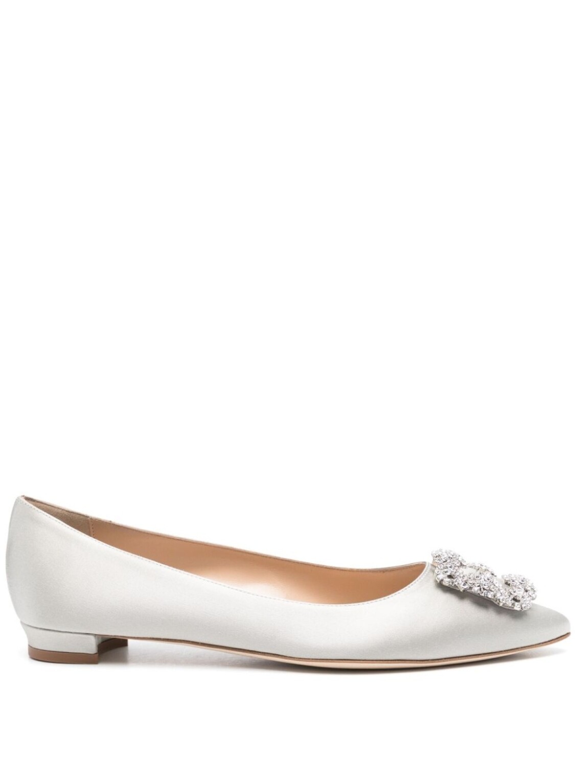 Балетки Hangisi Manolo Blahnik, серый