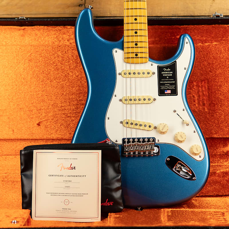 

Электрогитара Fender American Vintage II 1973 Stratocaster Electric Guitar - Lake Placid Blue