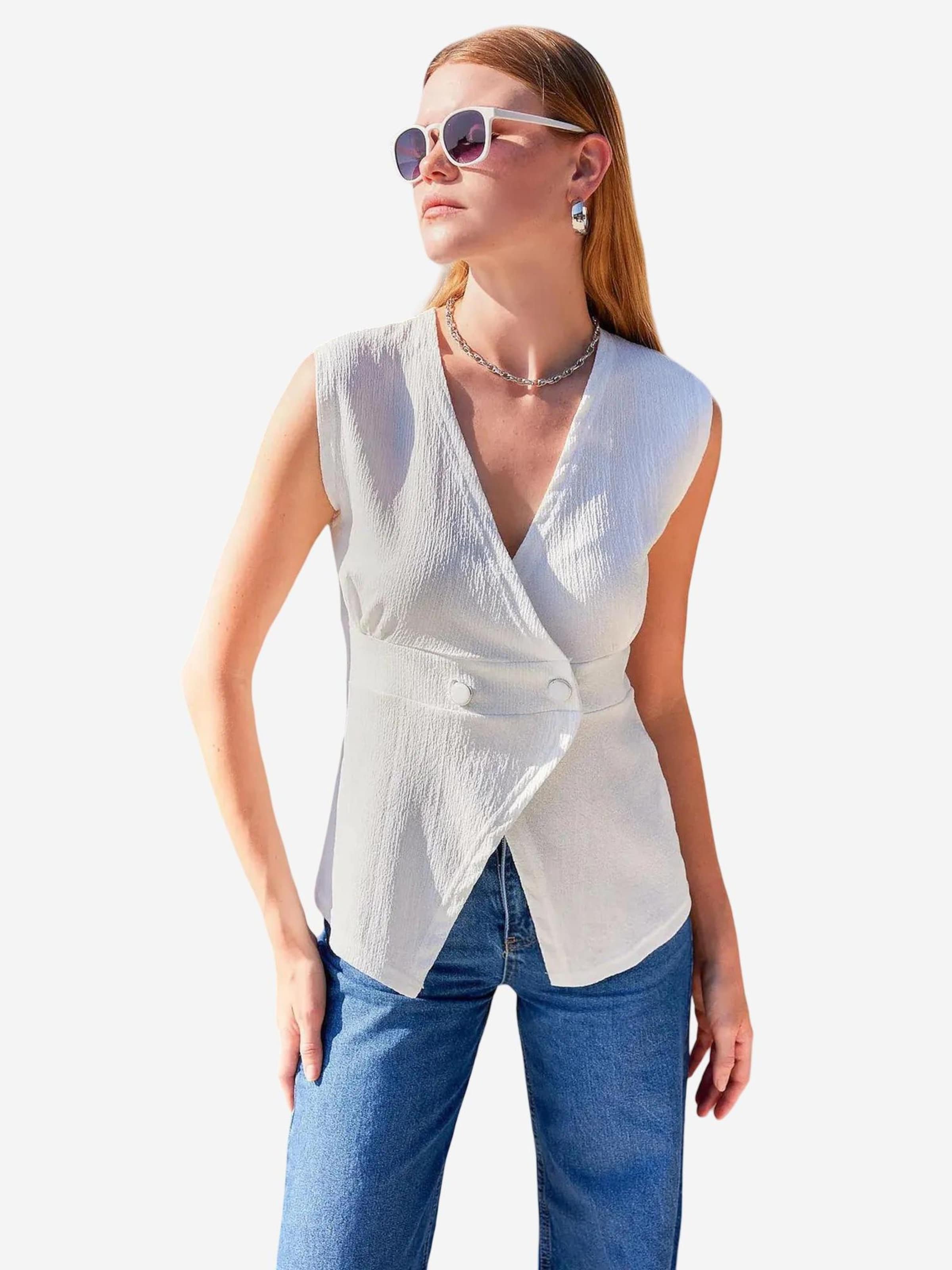 

Bigdart Жилет в белом цвете