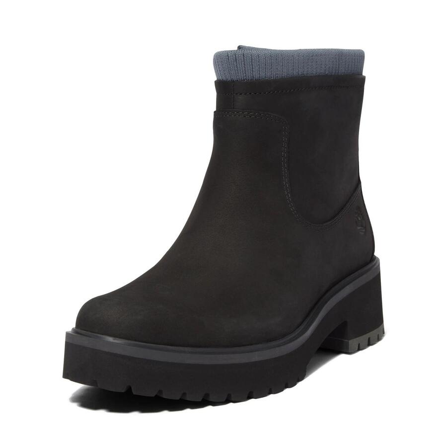 Ботинки Timberland Carnaby Cool Mid Warm Lined, цвет нубук, чёрный, размер 37,5 — фото 3