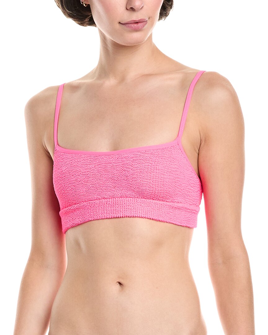 

Бикини топ Saint Crop с ремешком через шею Bond-eye swim, желтый