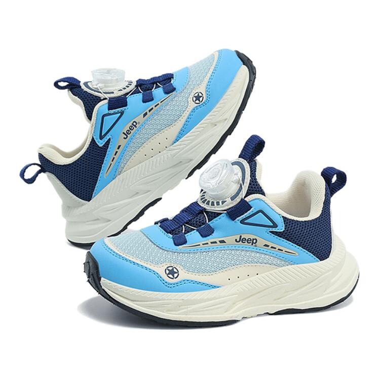 Кроссовки Jeep Kids Lifestyle Shoes Kids Low-top White/blue, слоновая кость — фото 3
