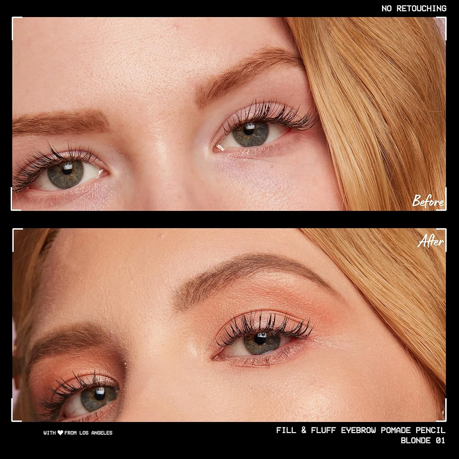 Карандаш-помада для бровей «Fill & Fluff Eyebrow Pomade Pencil» от NYX Professional Makeup Nyx Professional Makeup, Blonde. — фото 4