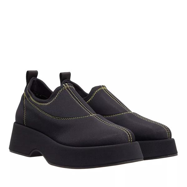 Лоферы retro flatform shoe Ganni, черный