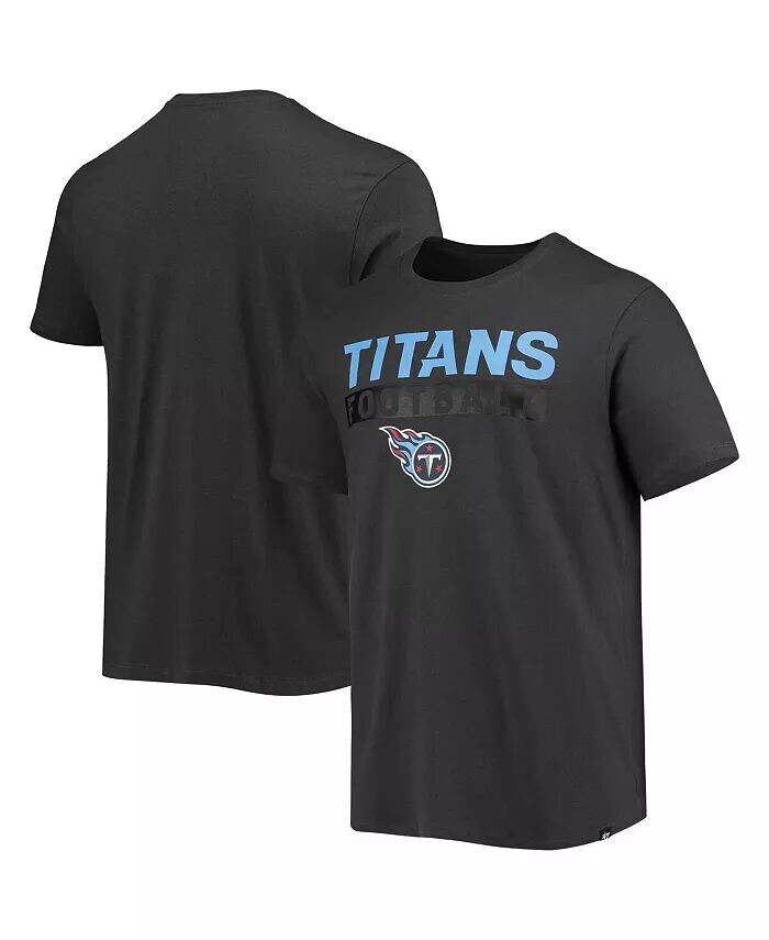 

Мужская темно-серая футболка Tennessee Titans Dark Ops Super Rival '47 '47 Brand