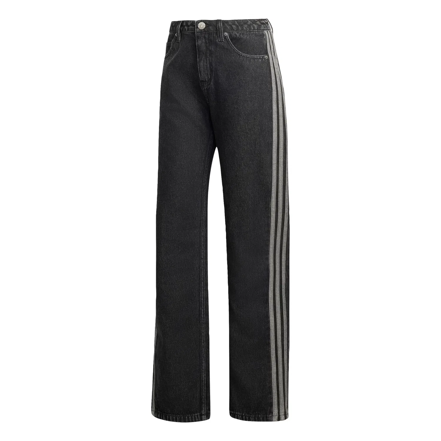 Джинсы Adidas Originals Regular Jeans Firebird из черного денима