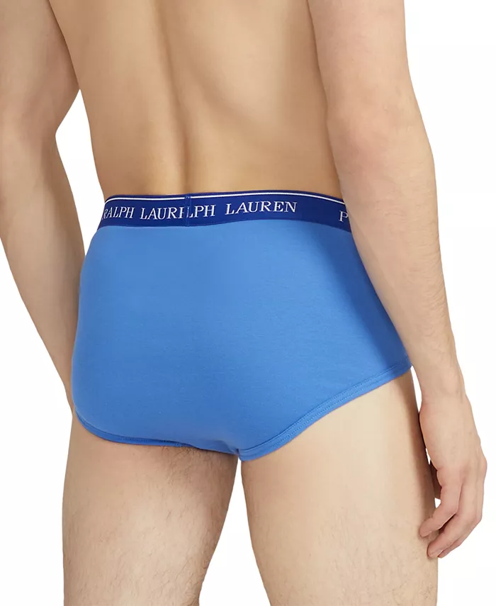 Мужские трусы классического кроя с завышенной посадкой, 4 шт Polo Ralph Lauren, мультиколор — фото 3