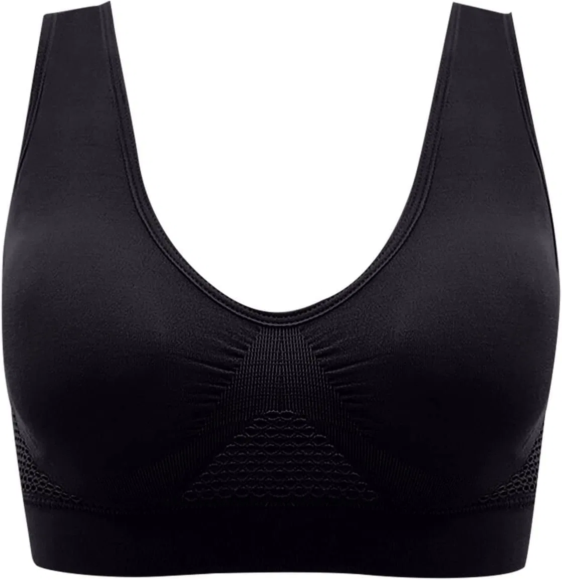 Спортивный бюстгальтер Breathable Cool Liftup Air Bra, Black — фото 2