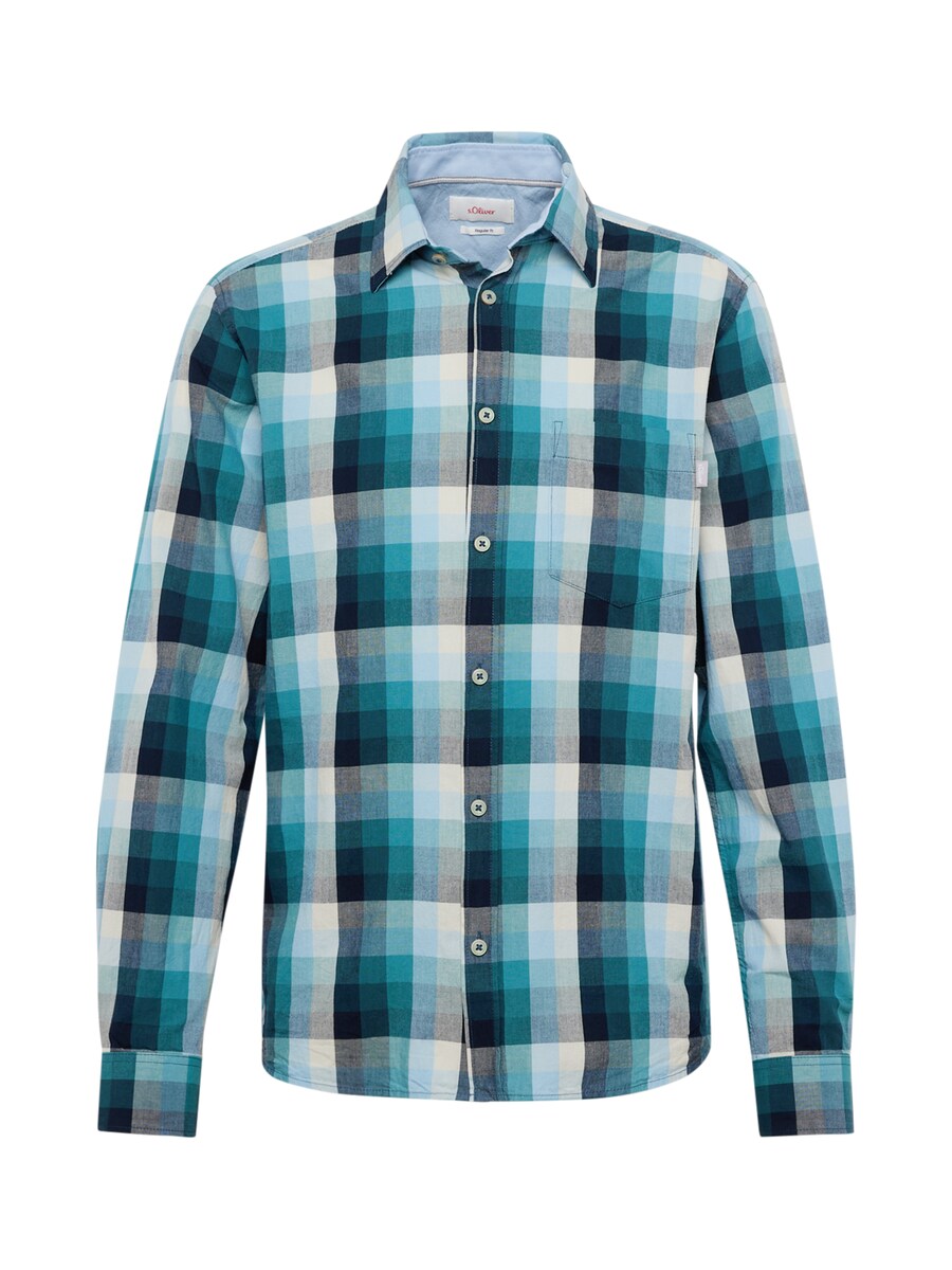 

Рубашка на пуговицах классического кроя s.Oliver, Blue