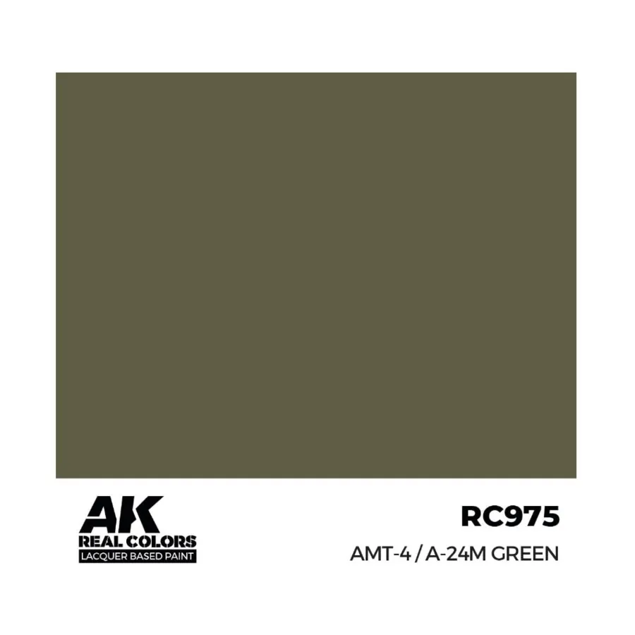 

АМТ-4/А-24м Зеленый, Paint - Real Color, Dropper Bottles (AK-Interactive)