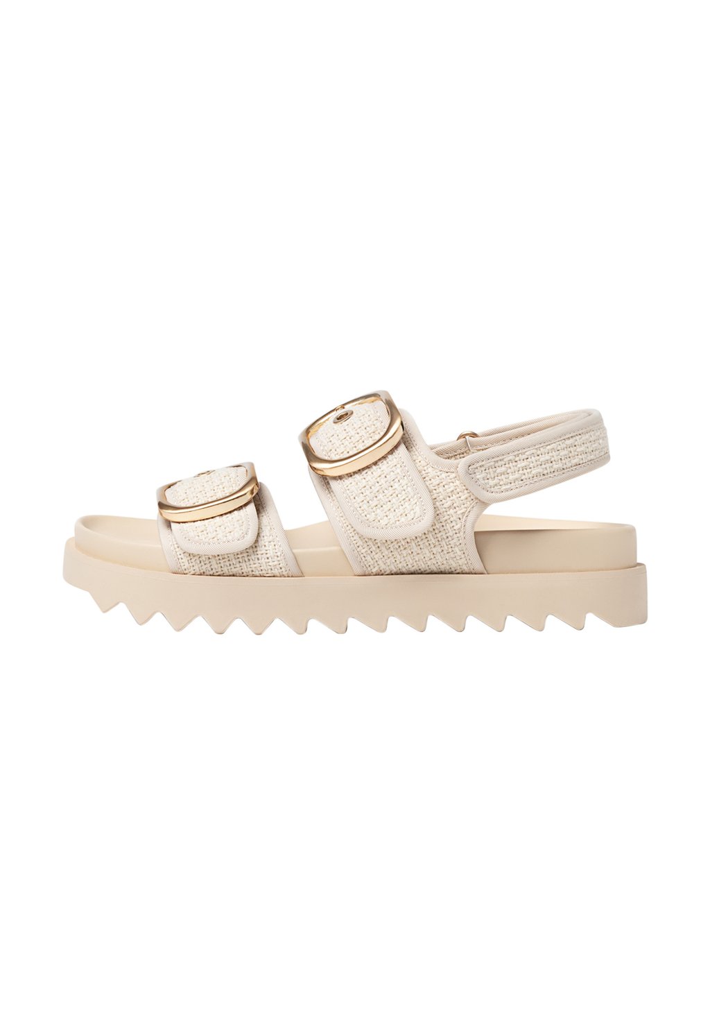 Сандалии WIDE FIT WOMEN'S FLAT SANDALS Stradivarius, белый