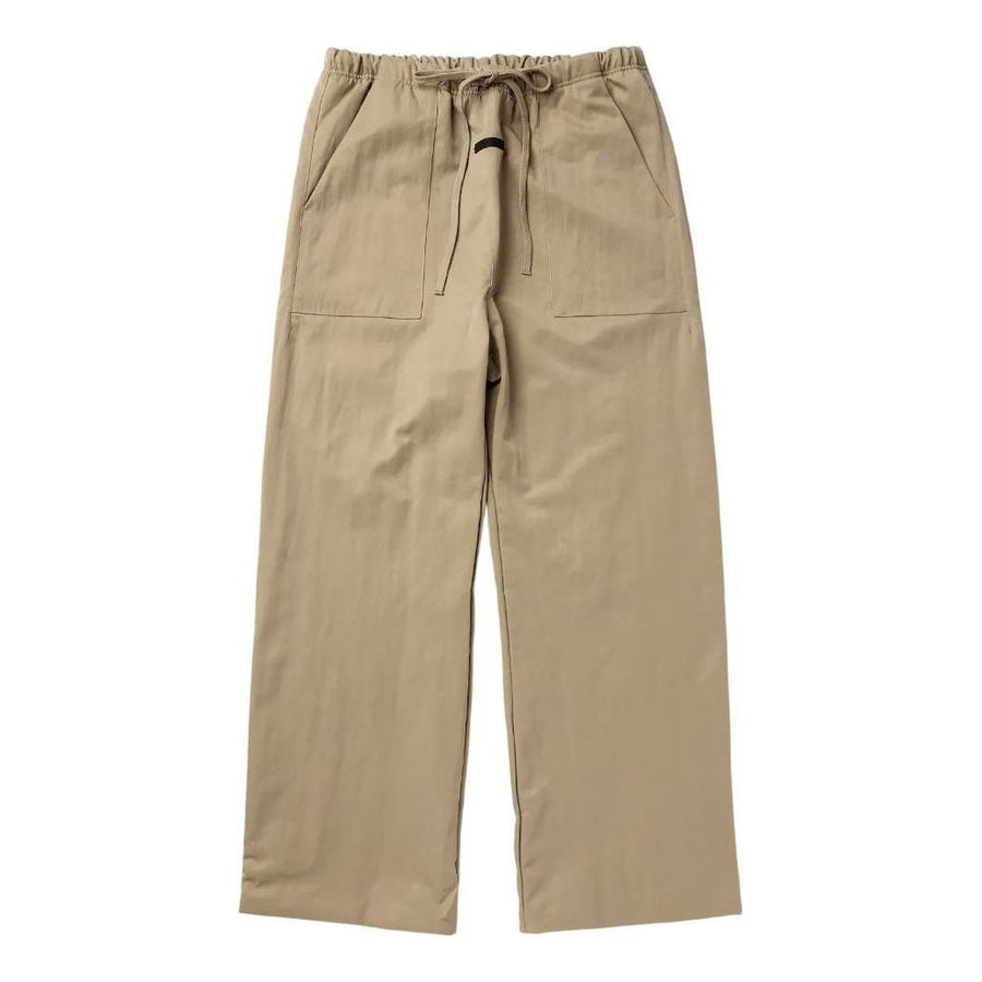 

Спортивные брюки Fear of God Essentials SS25 Textured Nylon Utility Pants 'Dessert Sand', желто-коричневый