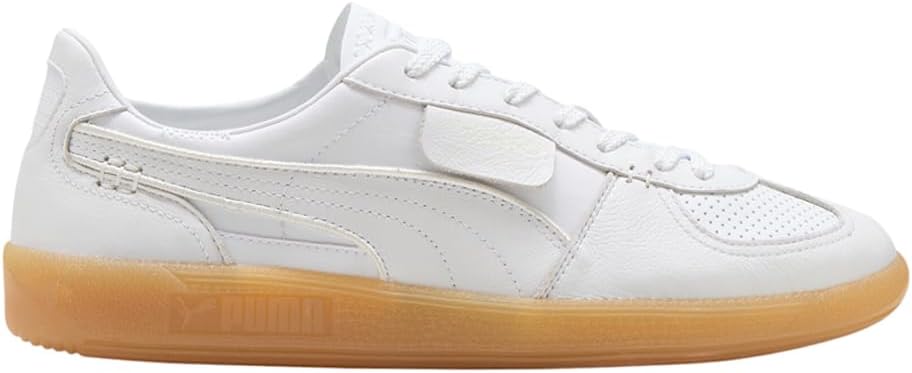 

Мужские кроссовки PUMA Palermo S and P из перфорированной кожи с шнуровкой, повседневные - белые