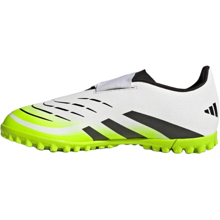 Adidas Predator CLUB устойчивые к истиранию низкие детские футбольные бутсы white black green kids — фото 4