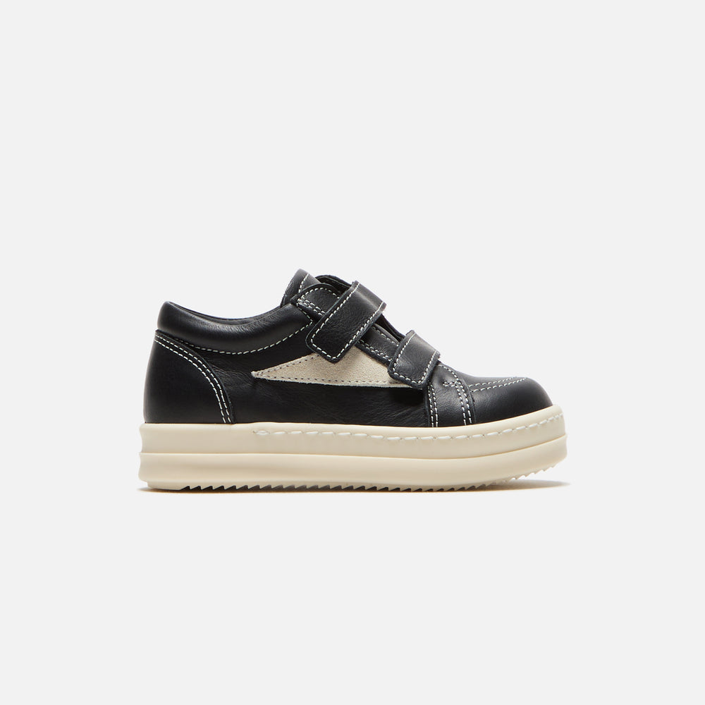 

Кроссовки Rick Owens Baby Vintage Sneakers, цвет Scarpe In Pelle Black/Milk/Milk