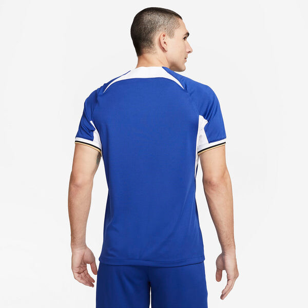 Футболка dri fit chelsea fc 23 24 стадион футбольная майка Nike, синий — фото 3
