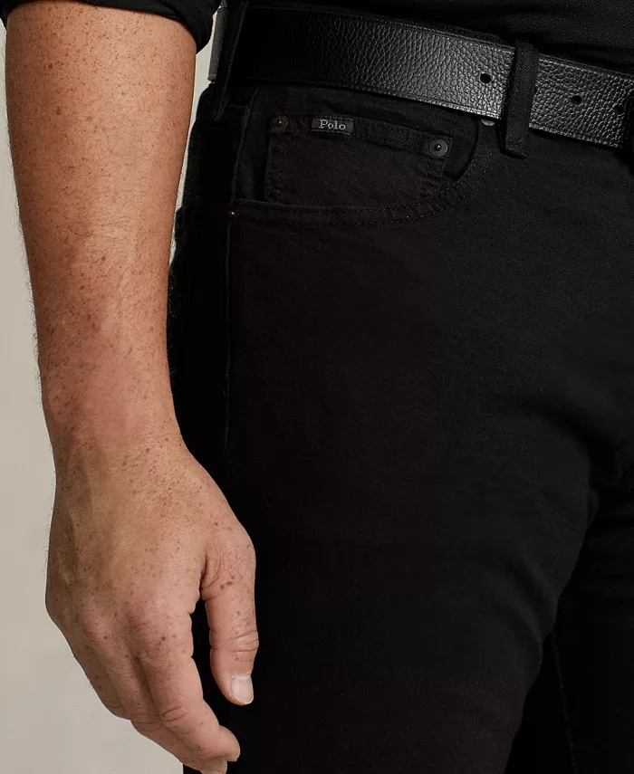 Мужские джинсы Big & Tall Hampton Relaxed Straight Polo Ralph Lauren, черный — фото 3