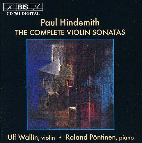 

CD диск Hindemith / Wallin / Pontinen: Complete Violin Sonatas