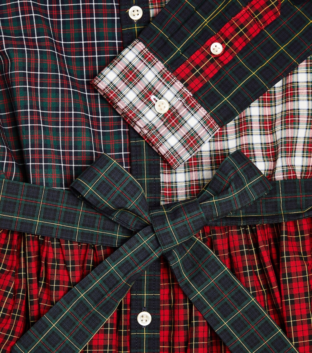 Платье junia в клетку из хлопка Polo Ralph Lauren Kids, мультиколор — фото 3