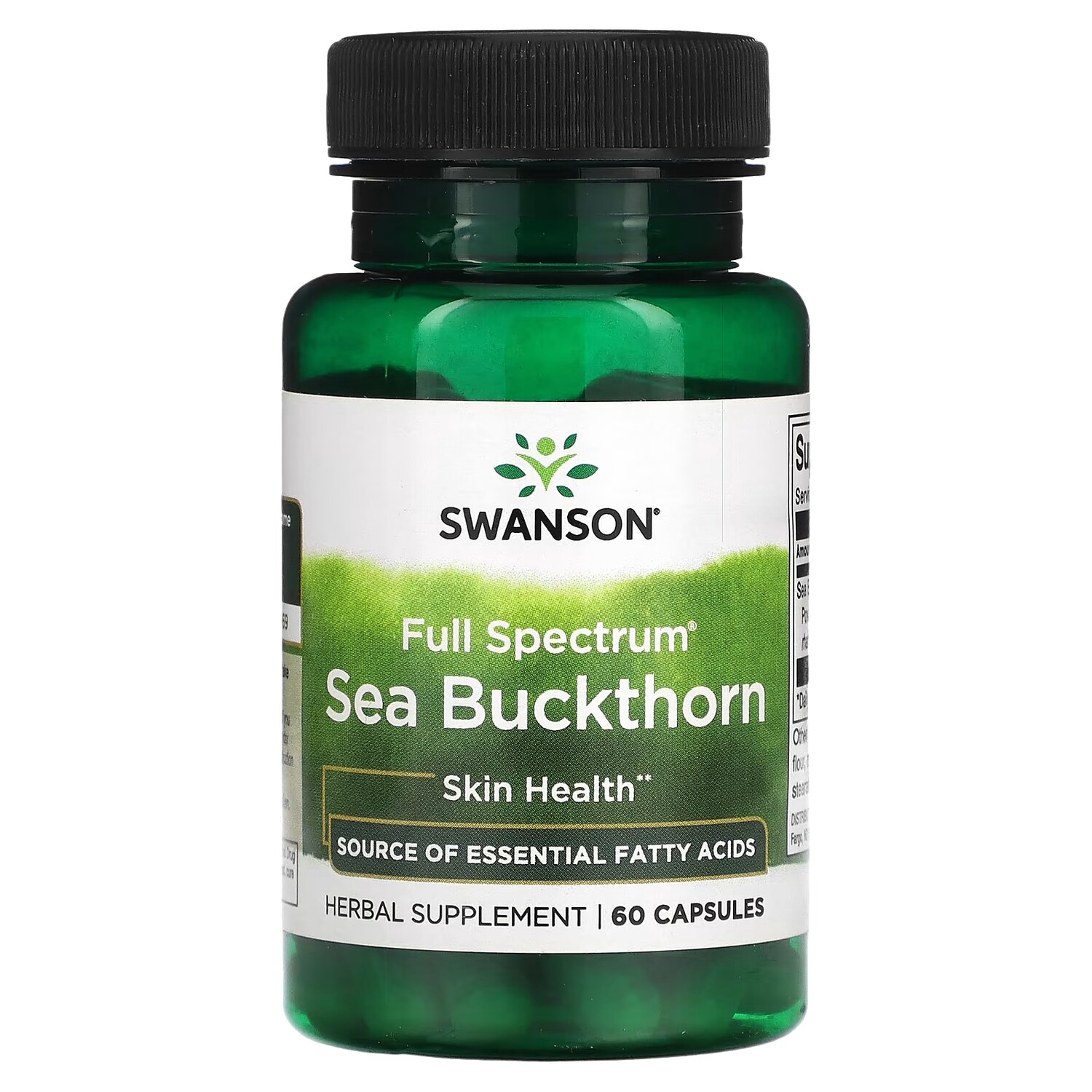 

Полный спектр облепихи Swanson, 60 капсул