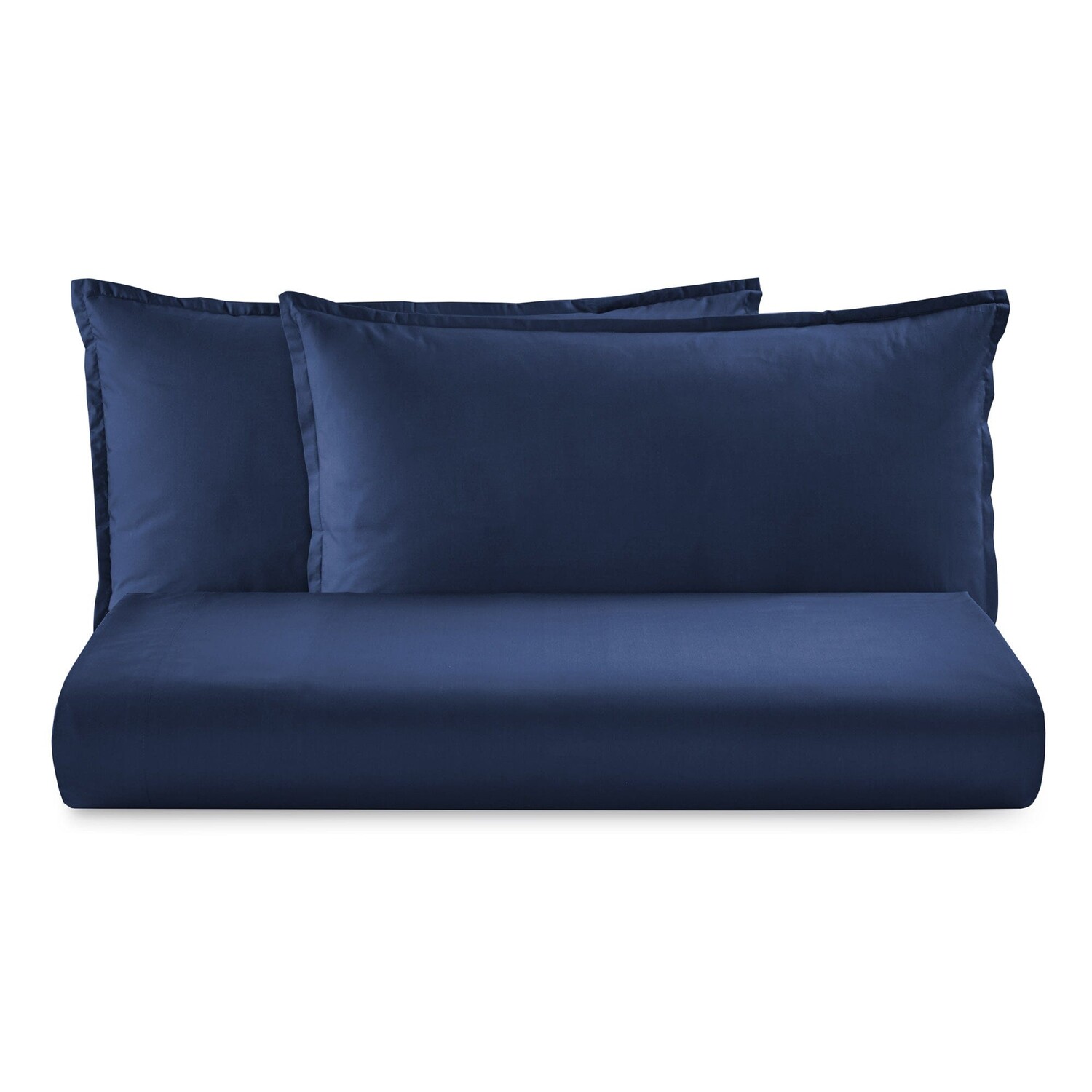 

Комплект постельного белья с простынью из однотонного хлопкового атласа 300TC - Gottardo Lisola Basic, Francese