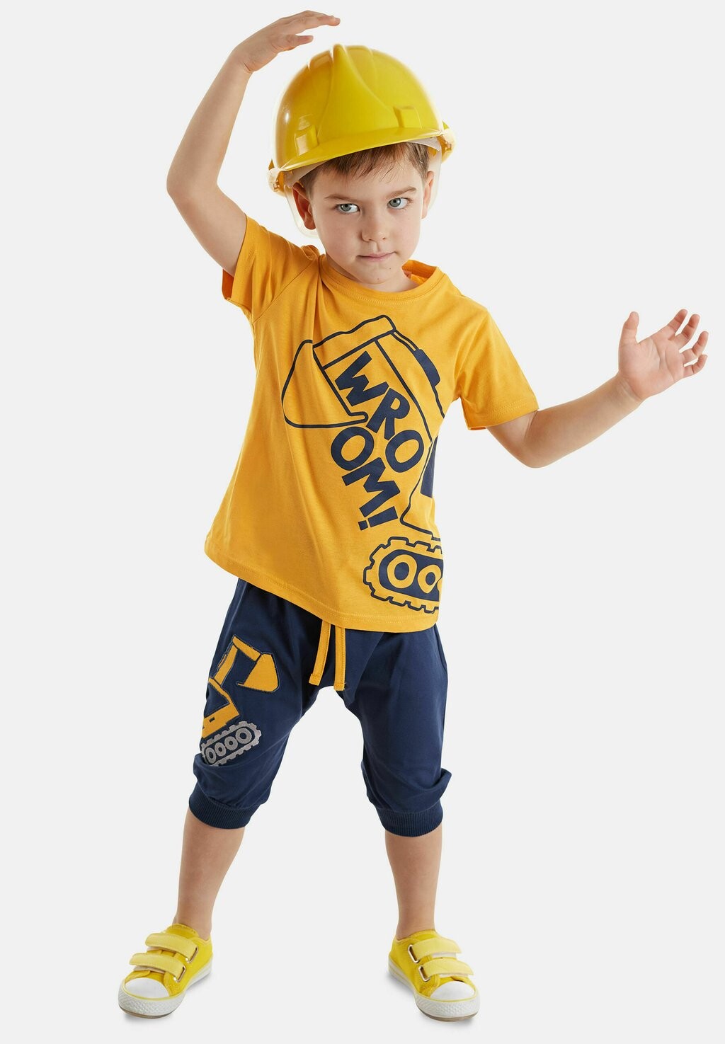 

Брюки спортивные DIGGER Denokids, цвет yellow blue