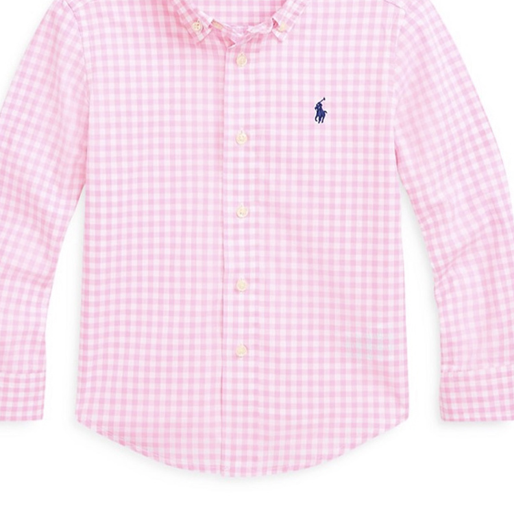 Polo Ralph Lauren Рубашка светло-розовая Kids' — фото 4