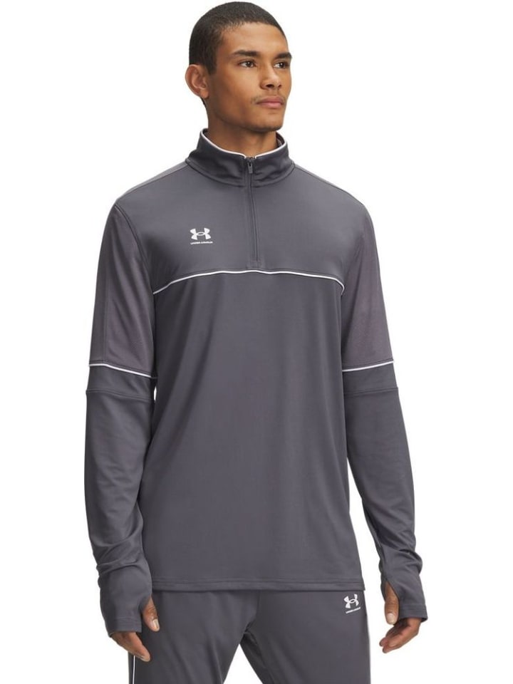 

Under Armour Футболка с длинными рукавами «Challenger Training Qz» серого цвета