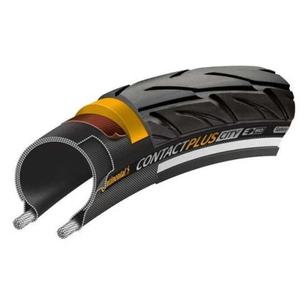 

Жесткая городская шина Continental Contact Plus City 27.5´´ x 2.00, черный