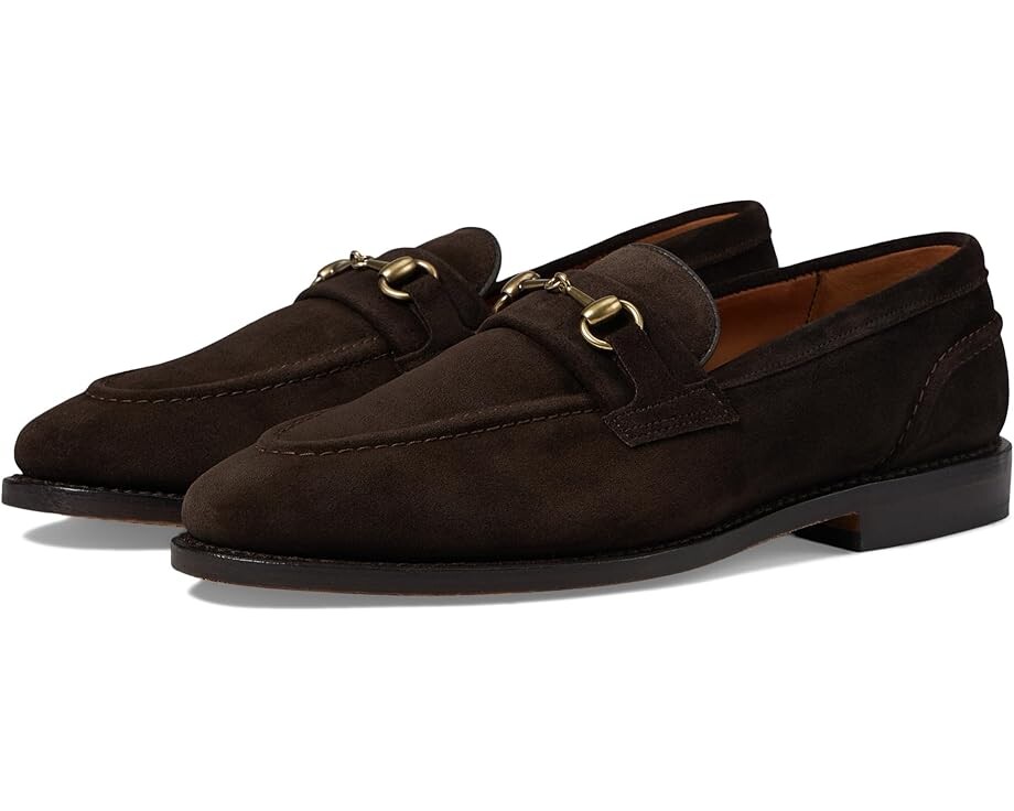 

Оксфорды Allen Edmonds Randolphbit Penny Loafers, цвет Chocolate Suede