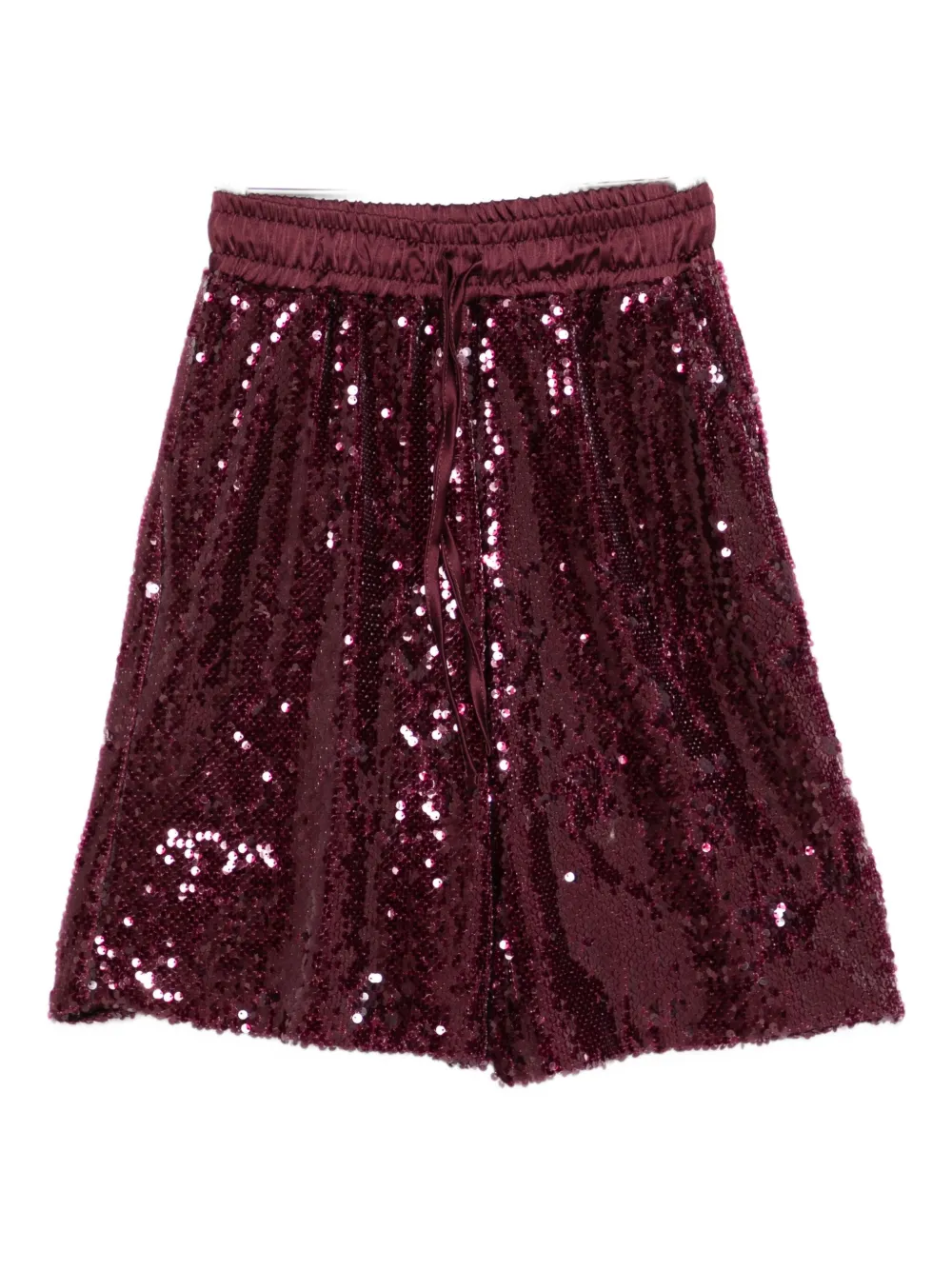 

Повседневные шорты с пайетками и кулиской Miss Grant Kids, красный