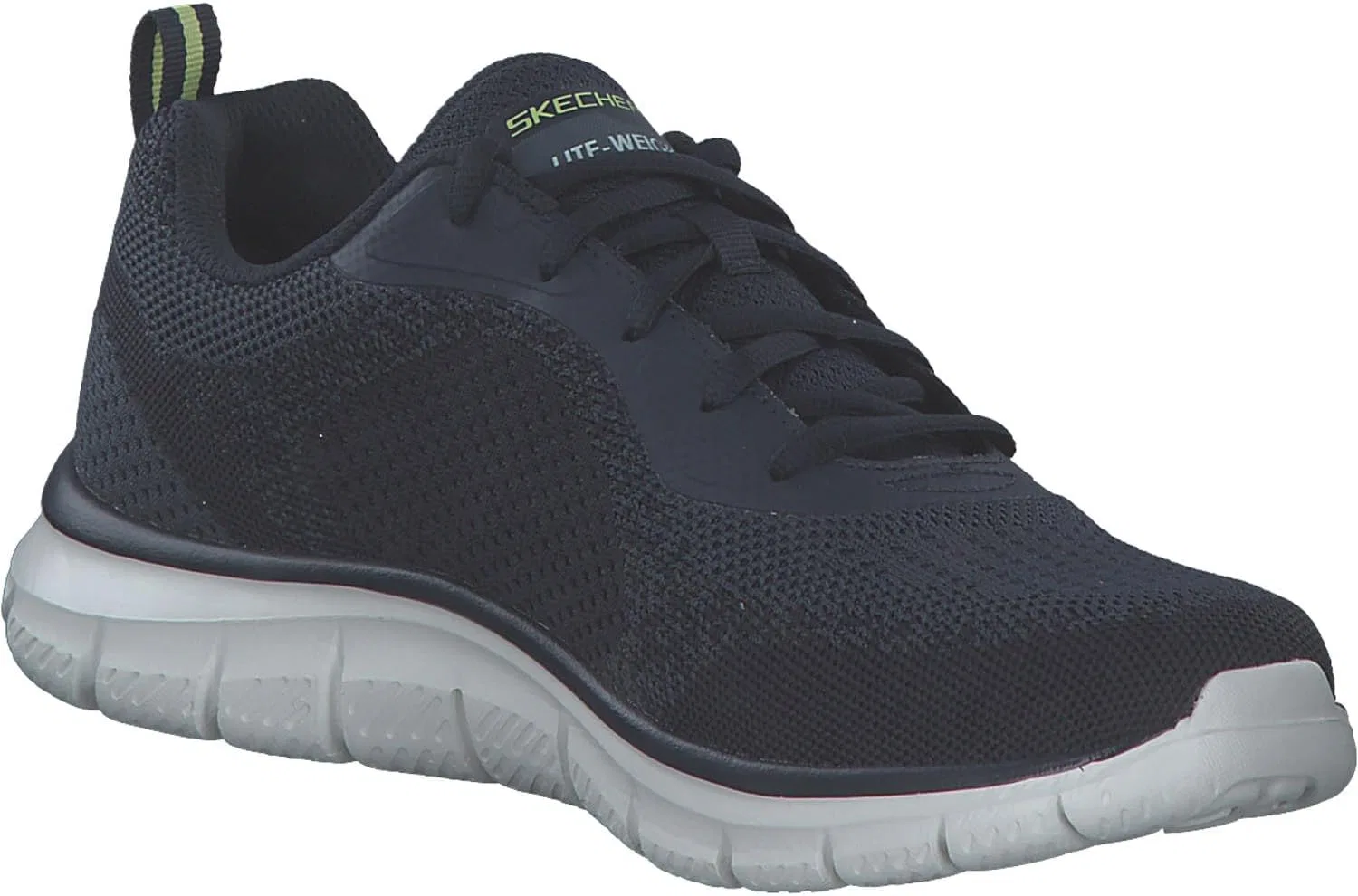 Мужские кроссовки Skechers Track Glendor, Navy Knit Lime Pu — фото 4