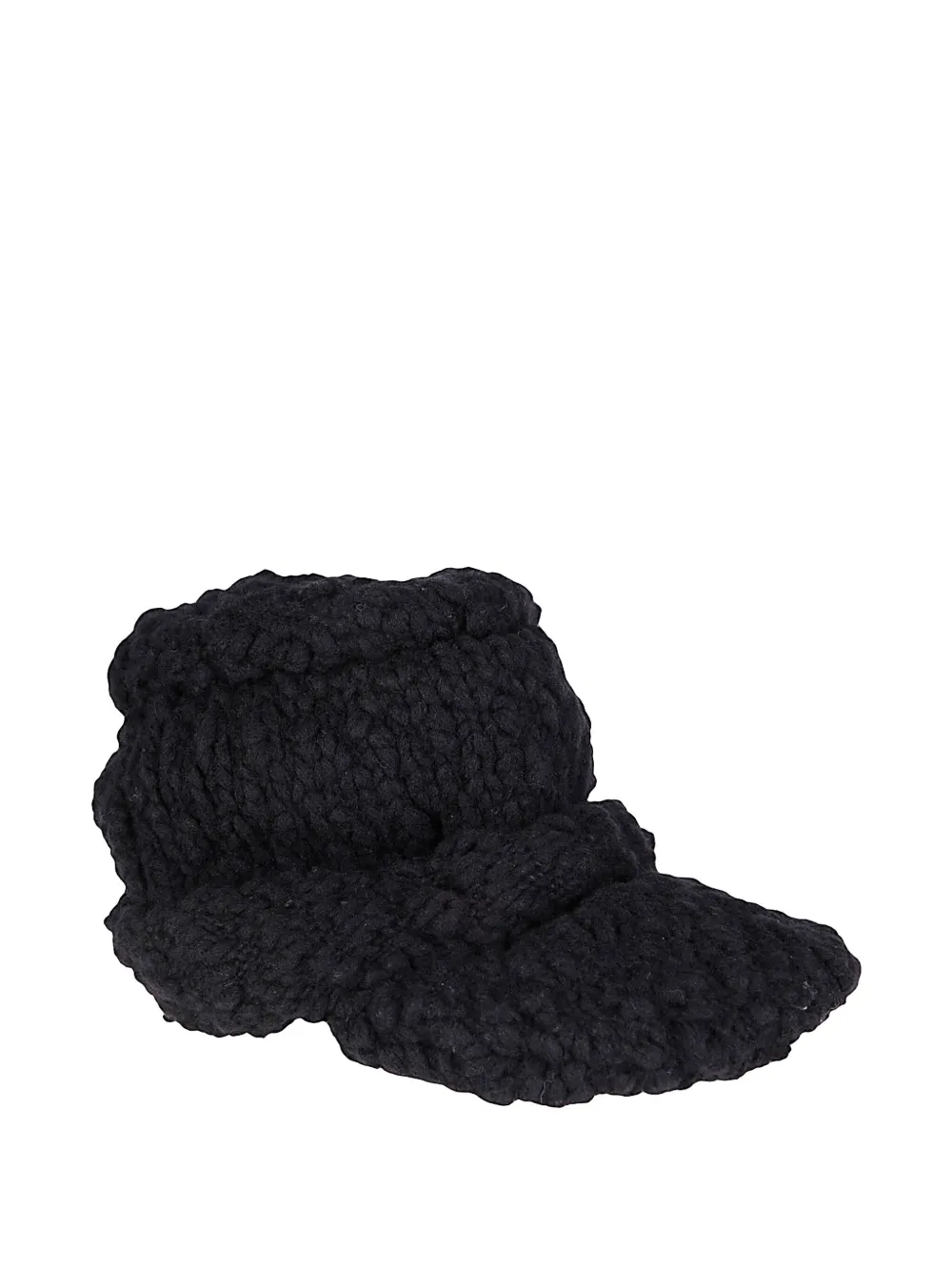 

Вязаная шерстяная шапка Yohji Yamamoto, черный