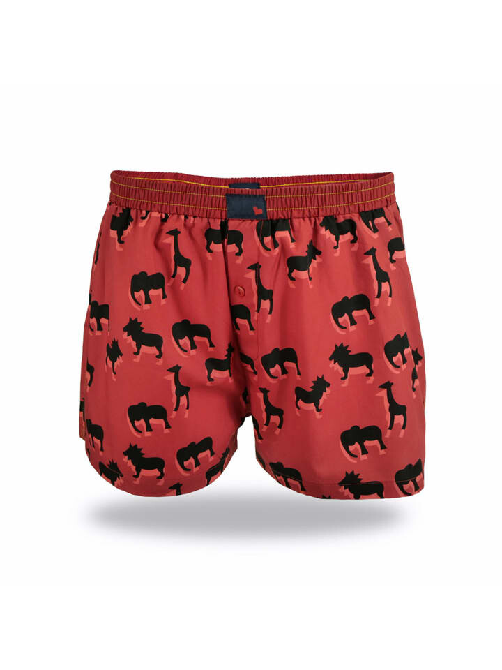 

Трусы боксеры Unabux Boxer Prints, цвет hellrot