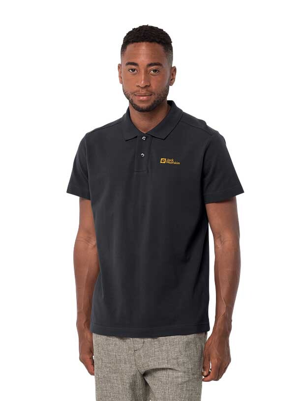 

Футболка Jack Wolfskin ESSENTIAL POLO M, черный