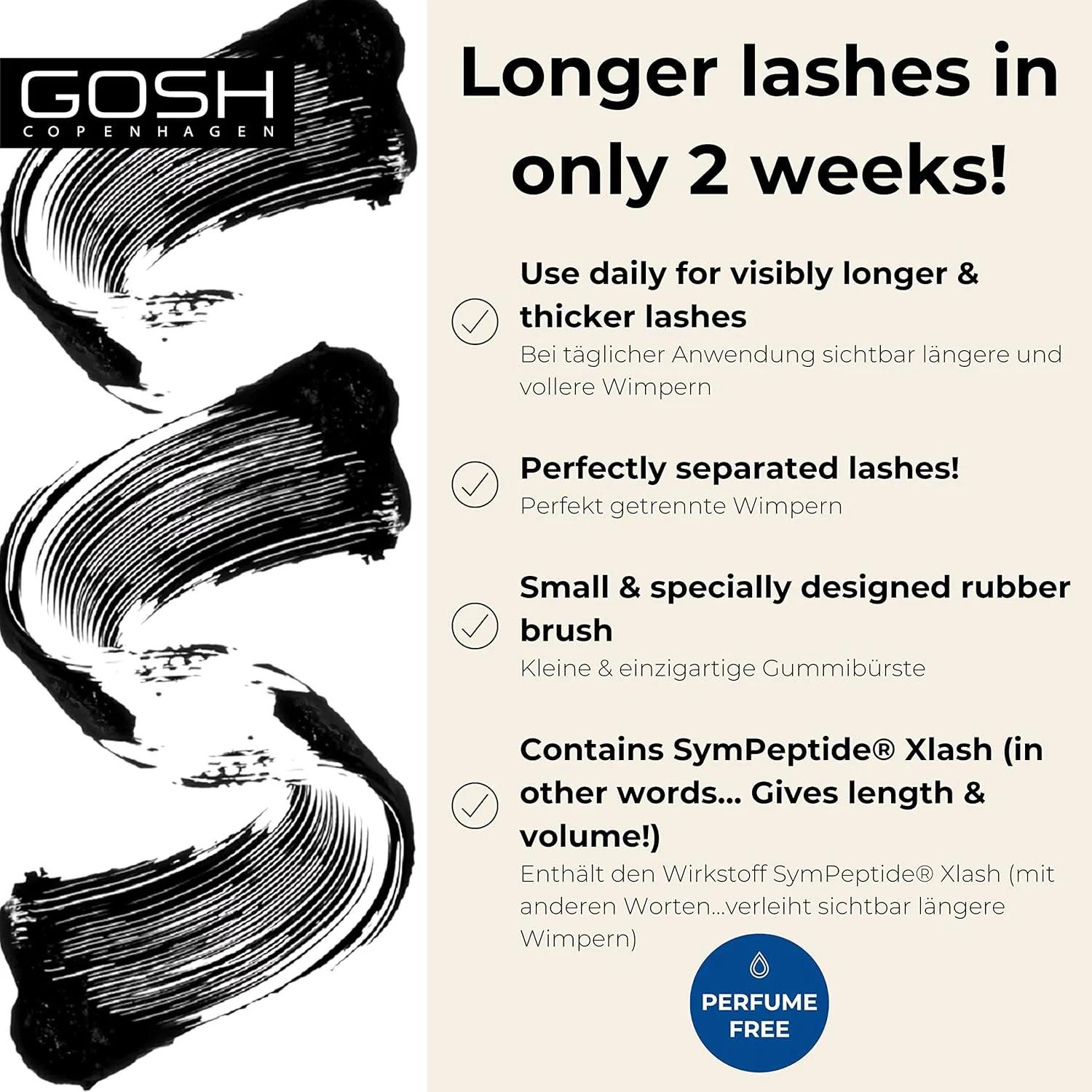 Тушь для ресниц «Growth Mascara» от GOSH Gosh — фото 2