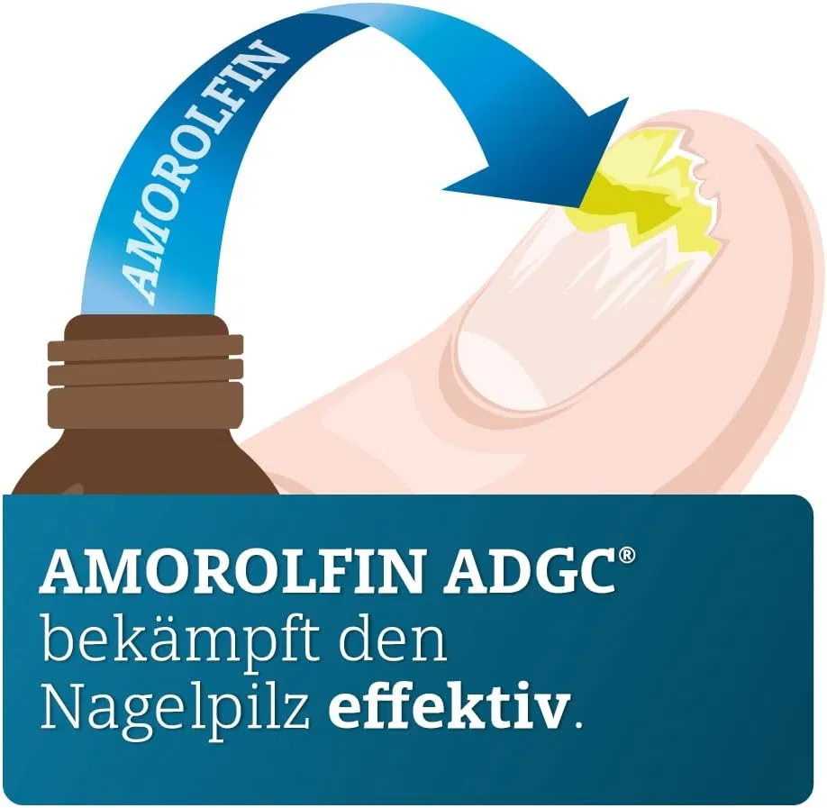Лак для ногтей Amorolfin-ADGC 50 мг/мл от грибка ногтей, 5 мл Adgc, 5 Ml — фото 2