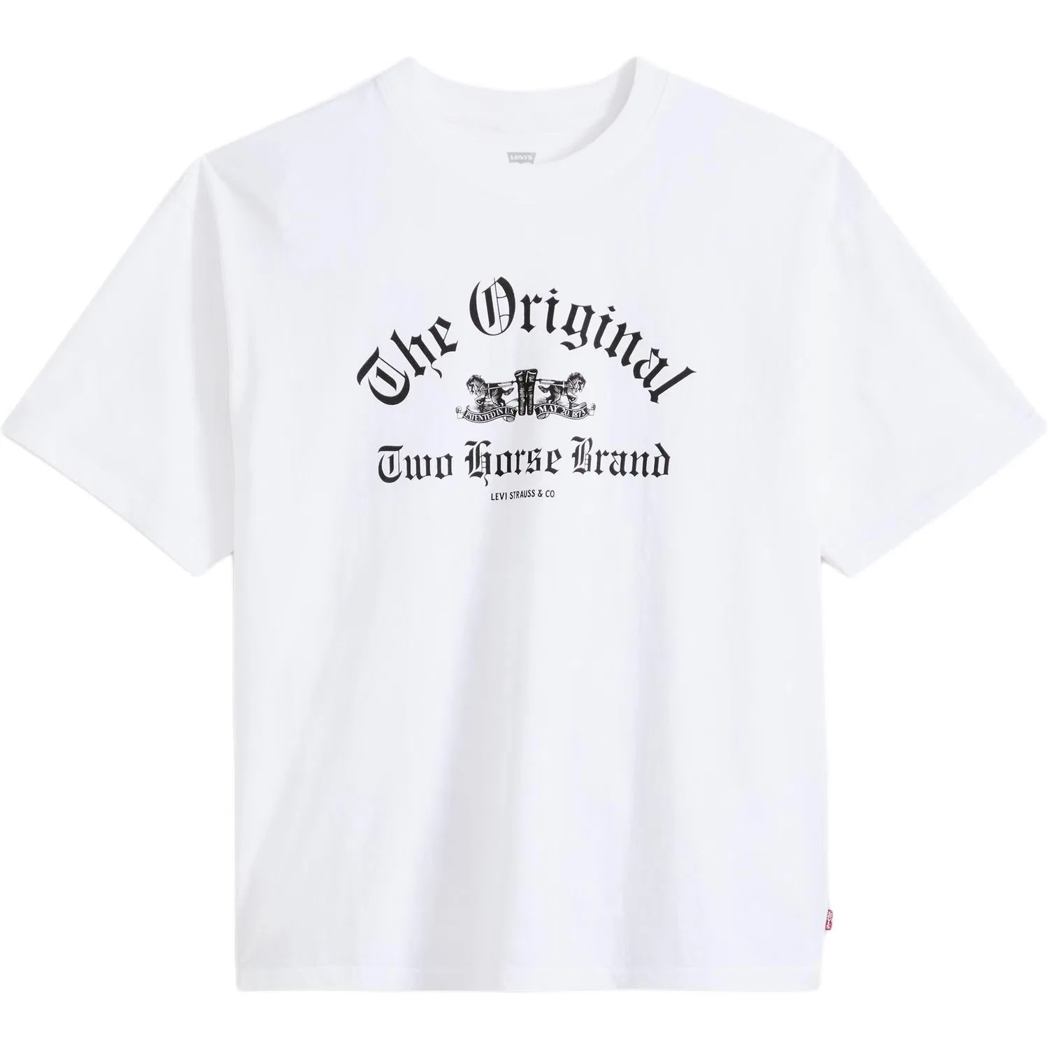 Футболка мужская белая crew neck Levis, White