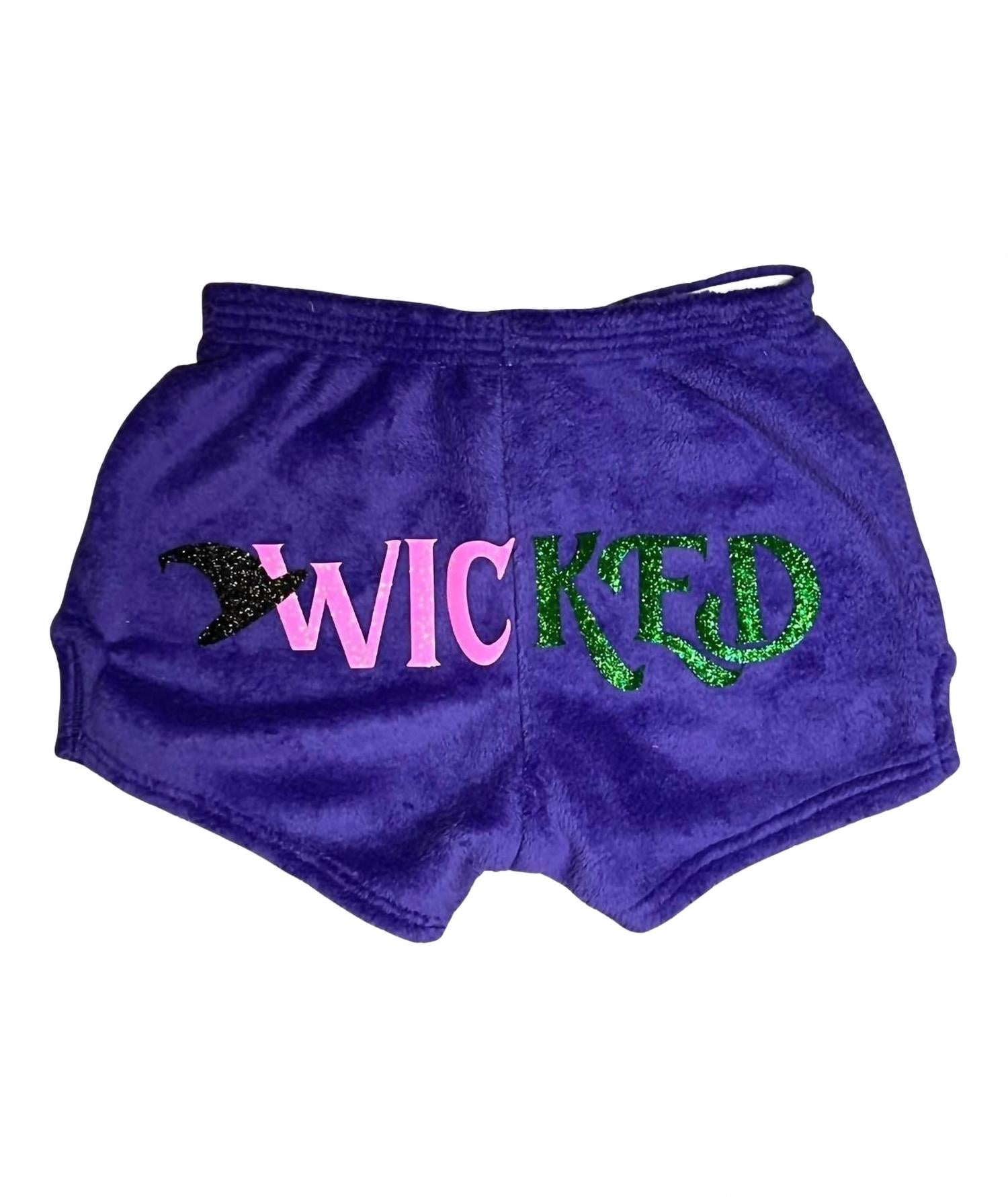 

Женские шорты Wicked в фиолетовом цвете Made with Love and Kisses