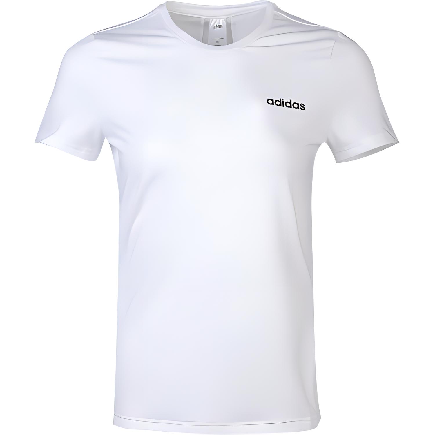 

Adidas Обычная футболка женская белая, Белый, Adidas Обычная футболка женская белая