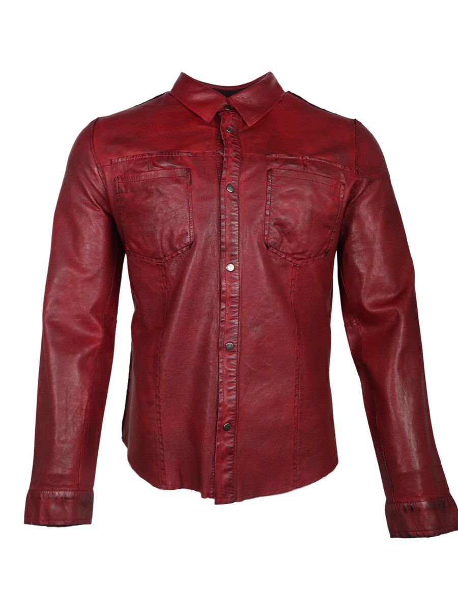 

Рубашка Slim Fit на пуговицах RICANO Das Reverse, красный