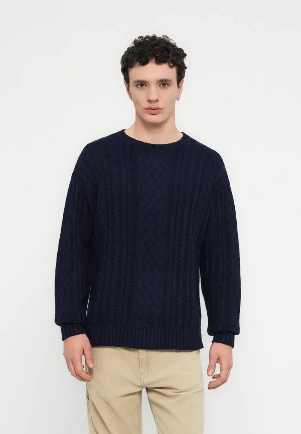 Джемпер с кабельной бригады Gap, New Navy
