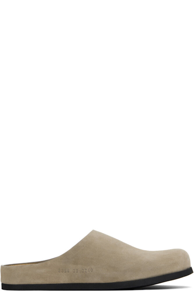

Туфли-лодочки из замши Taupe Common Projects
