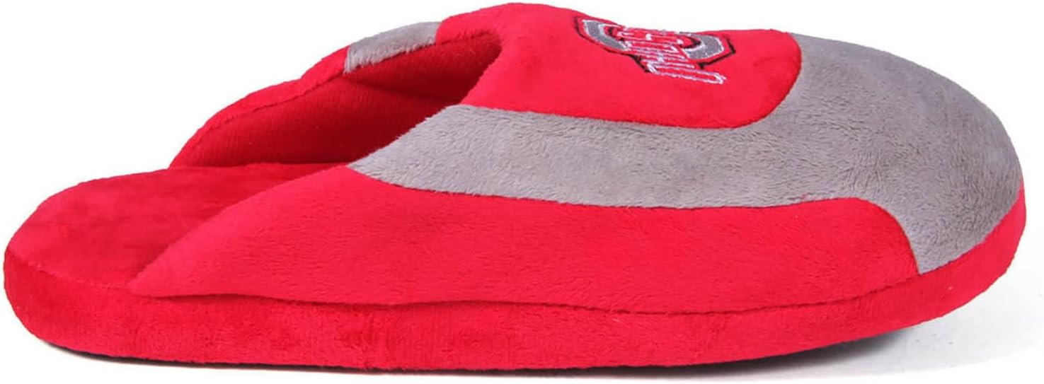 Тапочки Comfy Feet NCAA Low Pro Stripe Slip On, Ohio State Buckeyes — фото 3